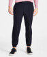 Фото #1 товара Men's Regular-Fit Stretch Pleated Joggers, Created for Macy's