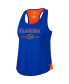 Фото #3 товара Women's Royal Florida Gators Sachs 2-Hit Scoop Neck Racerback Tank Top