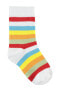 Erkek Çocuk 3'lü Soket Çorap Set 2-12 Yaş Sarı