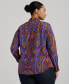 ფოტო #2 პროდუქტის Plus Size Collared Paisley Shirt