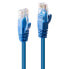 Lindy 3m Cat.6 U/UTP Cable - Blue - 3 m - Cat6 - U/UTP (UTP) - RJ-45 - RJ-45