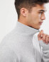 Фото #3 товара ASOS DESIGN midweight half zip jumper in grey