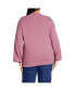 ფოტო #2 პროდუქტის Plus Size Evelyn Sweater