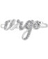 ფოტო #3 პროდუქტის EFFY® Diamond Zodiac Virgo Ring (1/10 ct. t.w.) in Sterling Silver