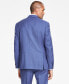 Фото #2 товара Men's Classic-Fit Pinstripe Wool Stretch Suit Jacket