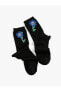 Фото #4 товара Basic Çiçekli Soket Çorap Işleme Detaylı