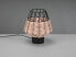 Фото #4 товара Kleine Tischlampe Rattan Schwarz Boho