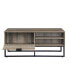 Фото #1 товара Homare Coffee Table, Rustic Oak & Black Finish