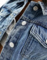 Фото #2 товара Noisy May denim jacket in mid wash