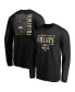 Фото #2 товара Men's Black Los Angeles Lakers 2020 NBA Finals Champions Believe The Game Signature Long Sleeve T-shirt