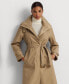 ფოტო #3 პროდუქტის Women's Stand-Collar Maxi Trench Coat