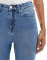 Miss Selfridge skinny high waist jean in mid blue wash