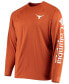 ფოტო #2 პროდუქტის Men's PFG Burnt Orange Texas Longhorns Terminal Tackle Omni-Shade Long Sleeve T-shirt