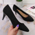 Фото #1 товара Pumps stilettos black suede W Sergio Leone