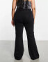 Фото #4 товара ASOS DESIGN Curve flared jeans in washed black