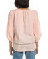 Фото #2 товара Футболка женская Jones New York Shirt, цвет/узор: розовый песочный