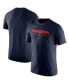 Фото #1 товара Men's Navy Virginia Cavaliers Team Issue Performance T-shirt