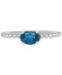 ფოტო #7 პროდუქტის 3-Pc. Set Multi-Gemstone Stacking Rings (1-3/4 ct. t.w.) in Sterling Silver