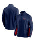 Фото #1 товара Men's Navy Washington Capitals Authentic Pro Locker Room Rinkside Full-Zip Jacket