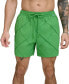 ფოტო #1 პროდუქტის Men's Diamond Pintuck Performance 5" Volley Shorts