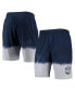 ფოტო #1 პროდუქტის Men's Navy, Gray Georgetown Hoyas Tie-Dye Shorts