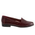 Фото #1 товара Trotters Liz Croco T2068-648 Womens Burgundy Leather Loafer Flats Shoes 6