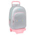 Фото #1 товара Школьный рюкзак с колесиками Benetton Silver Стеганый Серебристый 30 x 46 x 14 cm