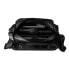 Фото #4 товара Сумка диагональная TAJEZZO P11 улучшенная защита от воды и краж PVC диагональная сумка для планшета на плечо для мужчин и женщин, модель для пар, глубоко-черный 6962233531368