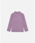 Toddler Girls Super Soft Brushed Mock Neck Top Lilac - Toddler|Child