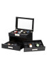 Rothenschild Watch Box RS-2350-30BL for 30 Watches Black