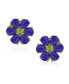 Фото #2 товара Серьги Bling Jewelry Purple Quartz Garden Flower