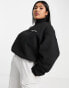 Фото #3 товара Calvin Klein Jeans Plus institutional half zip sweat in black