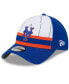ფოტო #1 პროდუქტის Men's White New York Mets 2024 Batting Practice 9TWENTY Adjustable Hat