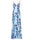 ფოტო #3 პროდუქტის Women's Floral Print Cami Slip Gown