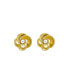 Фото #1 товара FLORES: Pearl Flower Statement Stud Earrings