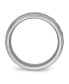 ფოტო #2 პროდუქტის Titanium Brushed and Polished Grooved Wedding Band Ring