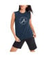 Women's Navy Atlanta Braves Madison Tri-Blend Tank Top