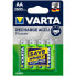 VARTA 1x4 Rechargeable AA NiMH 2600mAh Mignon Batteries