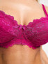 Фото #3 товара Ivory Rose Fuller Bust lace balconette bra in fuschia pink