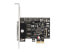 Фото #5 товара Delock 66324 - PCIe - RS-232 - VGA - Female - Full-height / Low-profile - PCIe 2.0 - RS-232