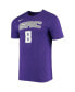 Фото #4 товара Men's Bogdan Bogdanovic Purple Sacramento Kings Name and Number Performance T-shirt