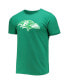 Фото #3 товара Men's Lamar Jackson Green Baltimore Ravens St. Patrick's Day Icon Player T-shirt