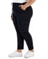 Фото #3 товара Trendy Plus Size Skinny-Leg Drawstring Cargo Pants