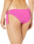Фото #3 товара Seafolly Women's 246042 Loop Side Hipster Pink Bikini Bottom Swimwear Size 10