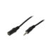 LogiLink 3.5mm - 3.5mm - 3m - 3.5mm - Male - 3.5mm - Female - 3 m - Black