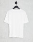 BOSS Orange Tchup t-shirt in white Белый, L - Chest 50 - фото #4