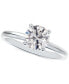 Фото #1 товара Diamond Solitaire Engagement Ring (1/2 ct. t.w.) in 14k White or Yellow Gold