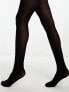 Monki 2 pack 40 denier tights in black