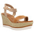 Фото #2 товара VANELi Caly Wedge Womens Brown Casual Sandals 308663