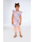 Girl Organic Cotton Capri Legging Salmon Orange - Child